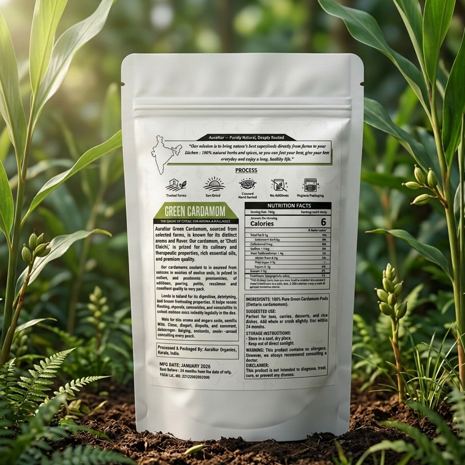 Green Cardimom (Choti Elachi) 50g