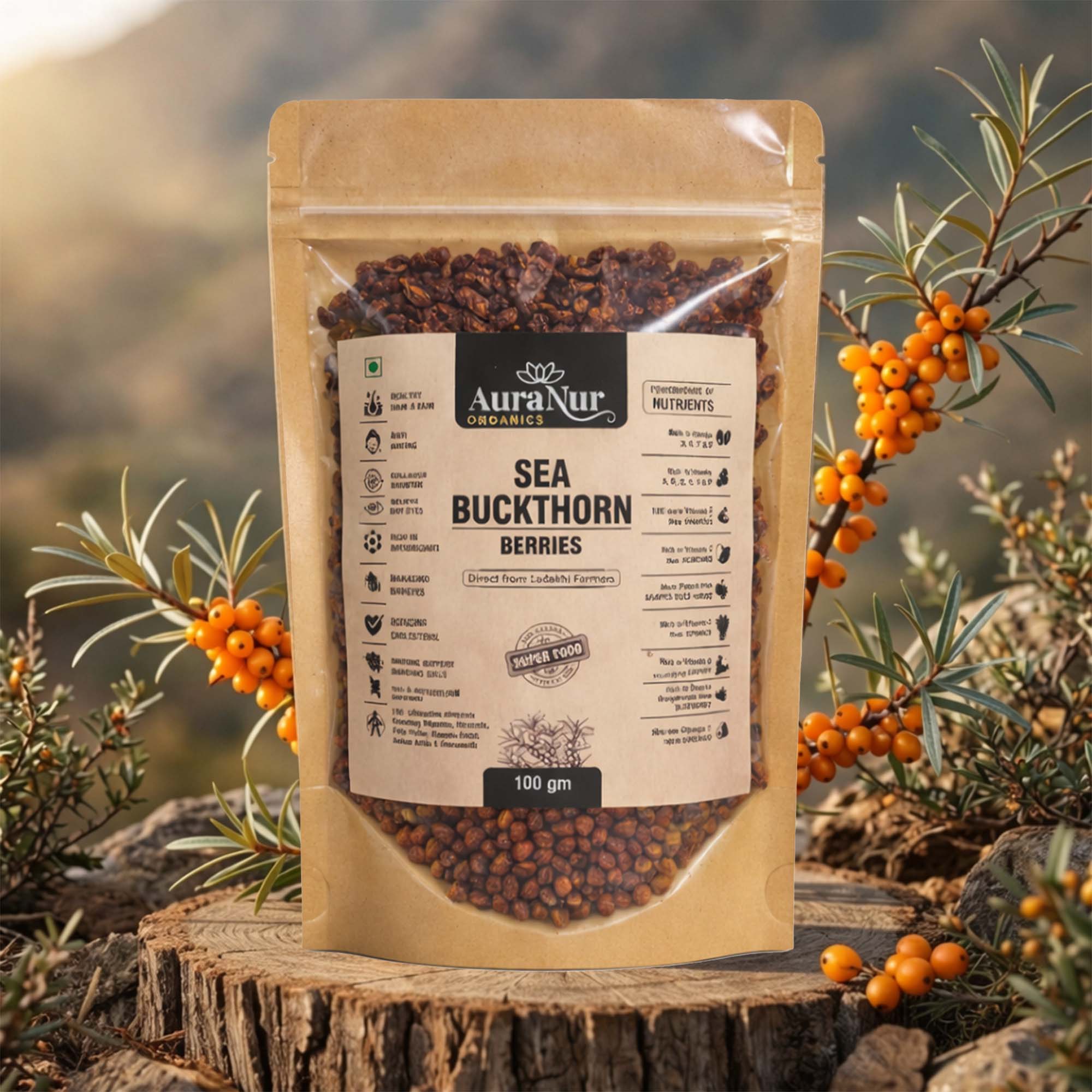 Sea Buckthorn Berries 100g