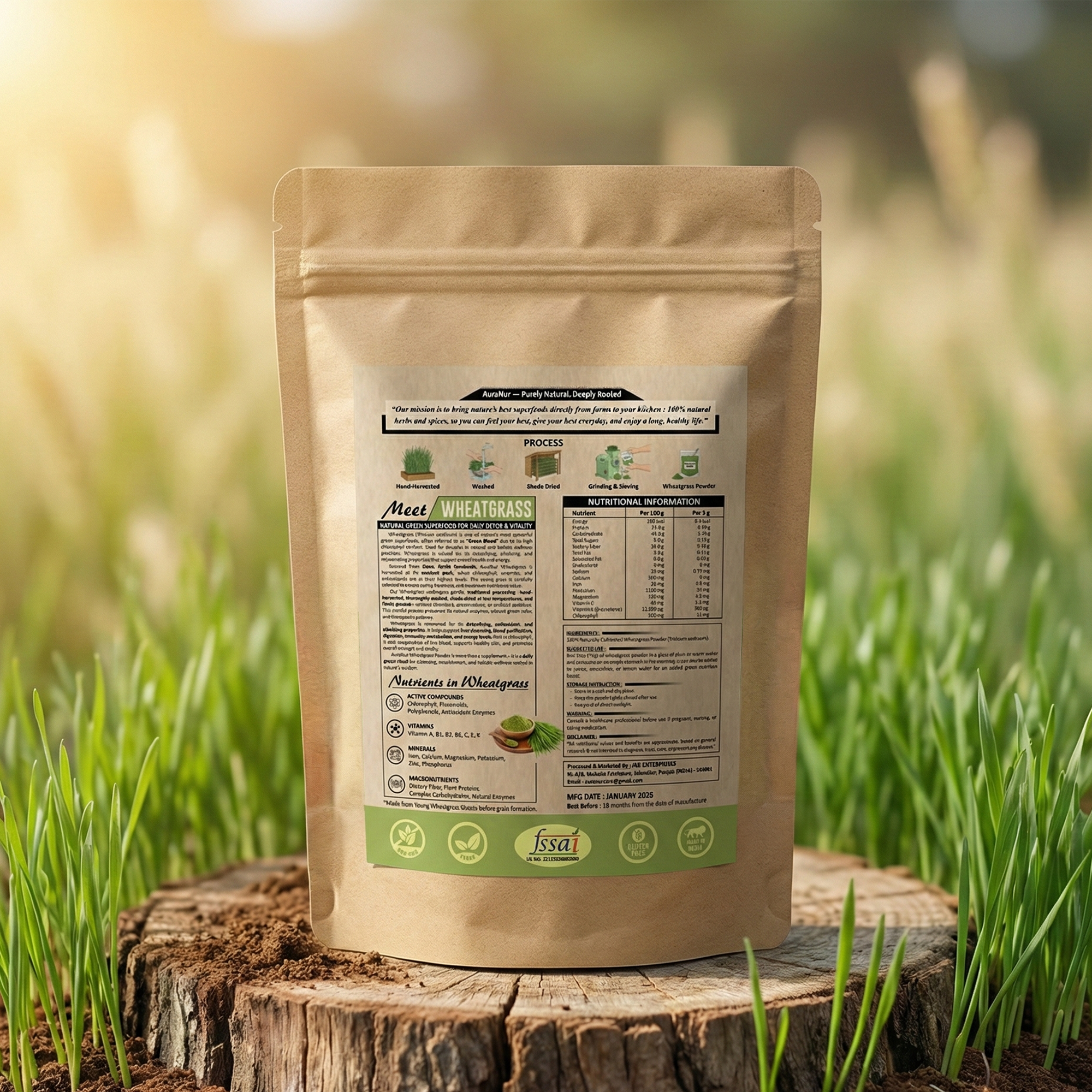 Wheatgrass Powder