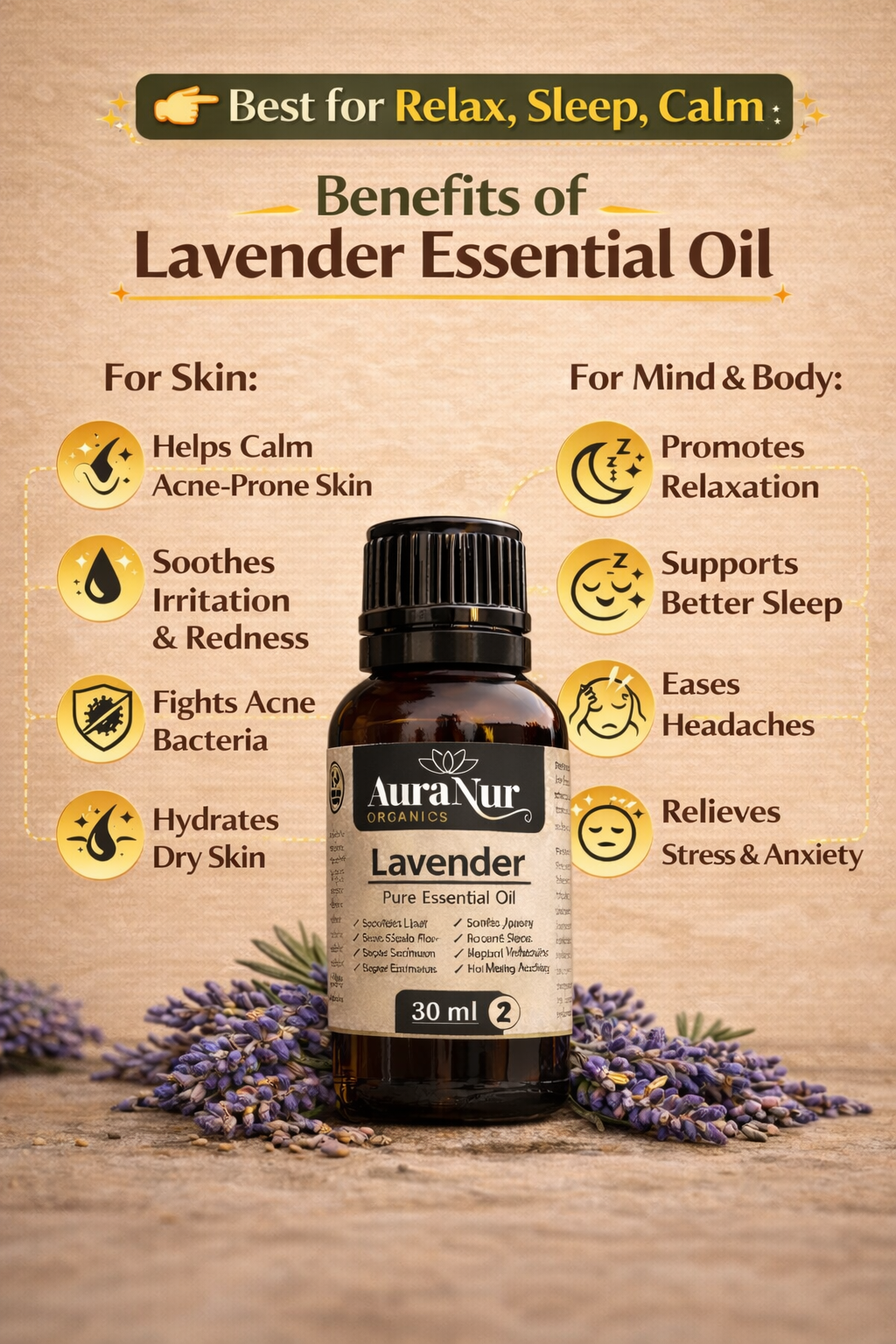 Lavender oil (30ml)