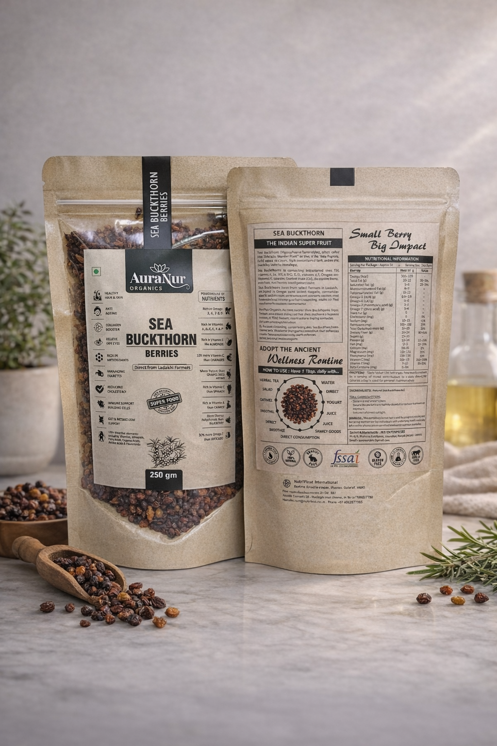 Sea Buckthorn Berries 250g