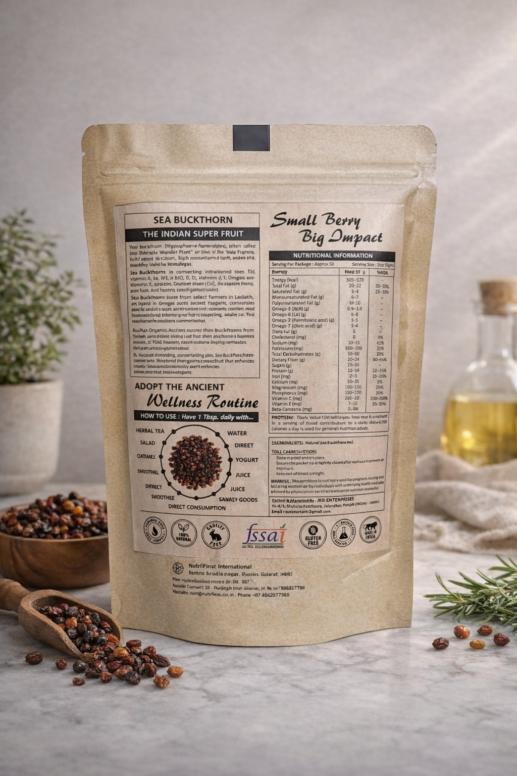 Sea Buckthorn Berries 250g